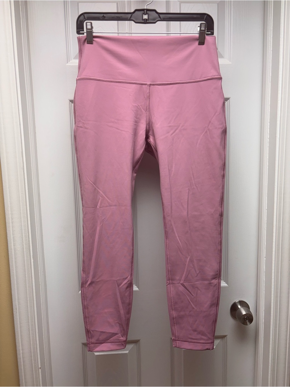 Lululemon High-Rise Cropped Leggings – Pink/Purple | Size 10